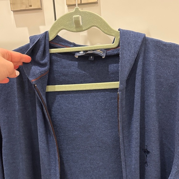 Loro Piana Ryder Cup Navy Zip Up Cashmere & Silk Sweater - Picture 6 of 6